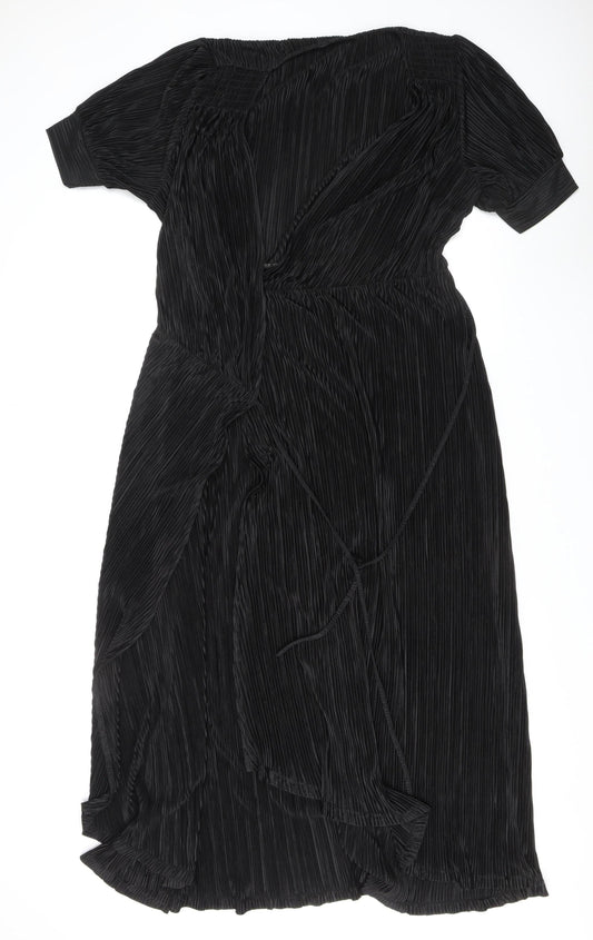 Very Women's Black Dress, Size 14, Woven Fabric