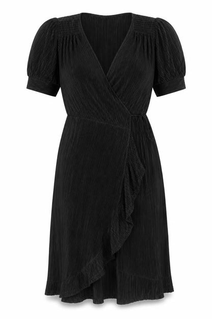 Very Women's Black Dress, Size 14, Woven Fabric