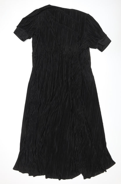 Very Women's Black Dress, Size 14, Woven Fabric