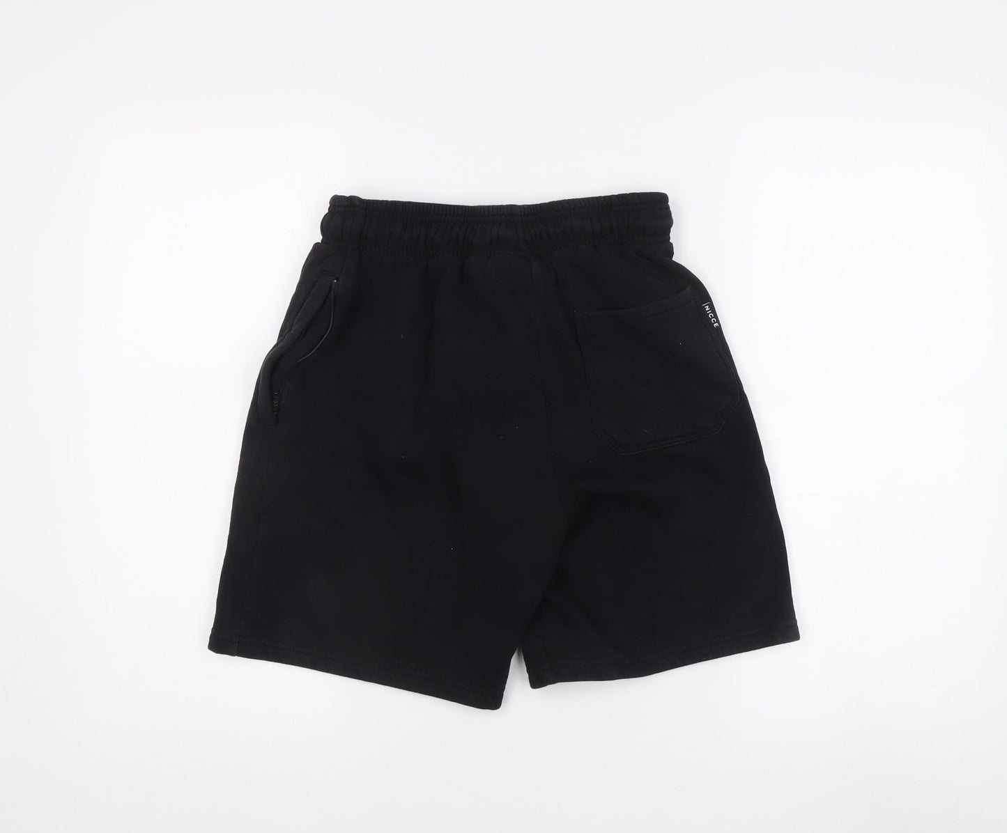 NICCE Men's Black Sweat Shorts, Size S, Casual Wear