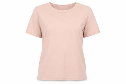 Honor Millburn Women's Pink Embroidered T-Shirt L