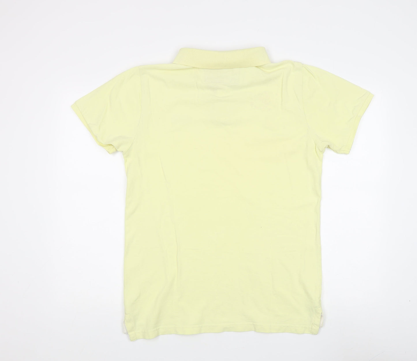 SC&Co Men's Yellow Polo Shirt Large Cotton