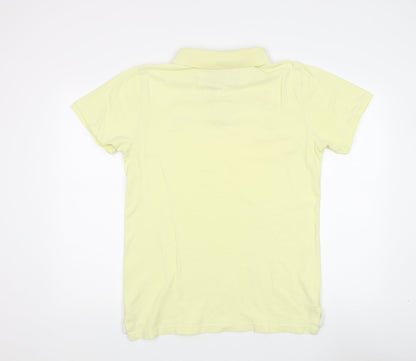 SC&Co Men's Yellow Polo Shirt Large Cotton