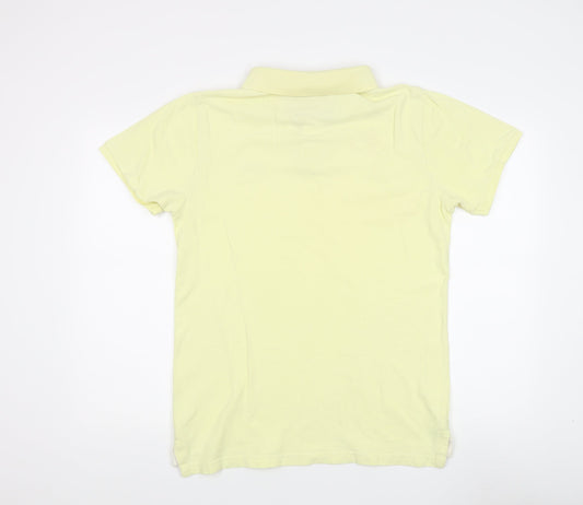 SC&Co Men's Yellow Polo Shirt Large Cotton