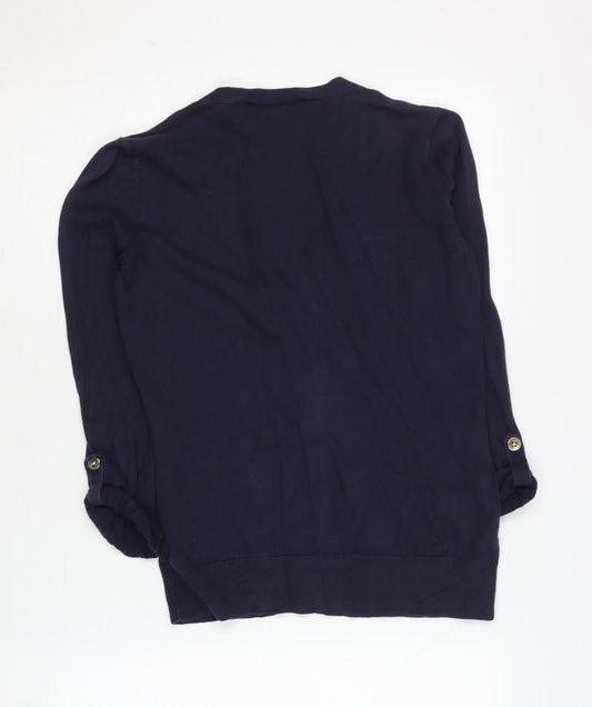 Lauren Ralph Lauren Women's Blue Cardigan, XS