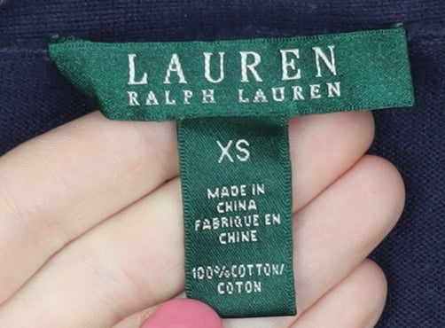 Lauren Ralph Lauren Women's Blue Cardigan, XS