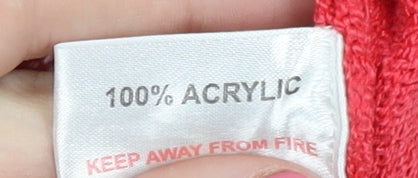 Womens UK Size L Honor Millburn Red Cardigan Jumper