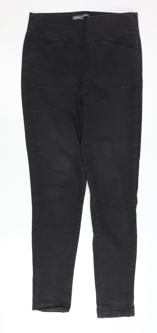 Laura Ashley Black Women Jegging Slim Jeans Size 8