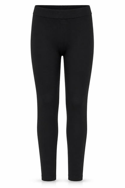 Front view of Puma girls’ black leggings, size 11-12y activewear