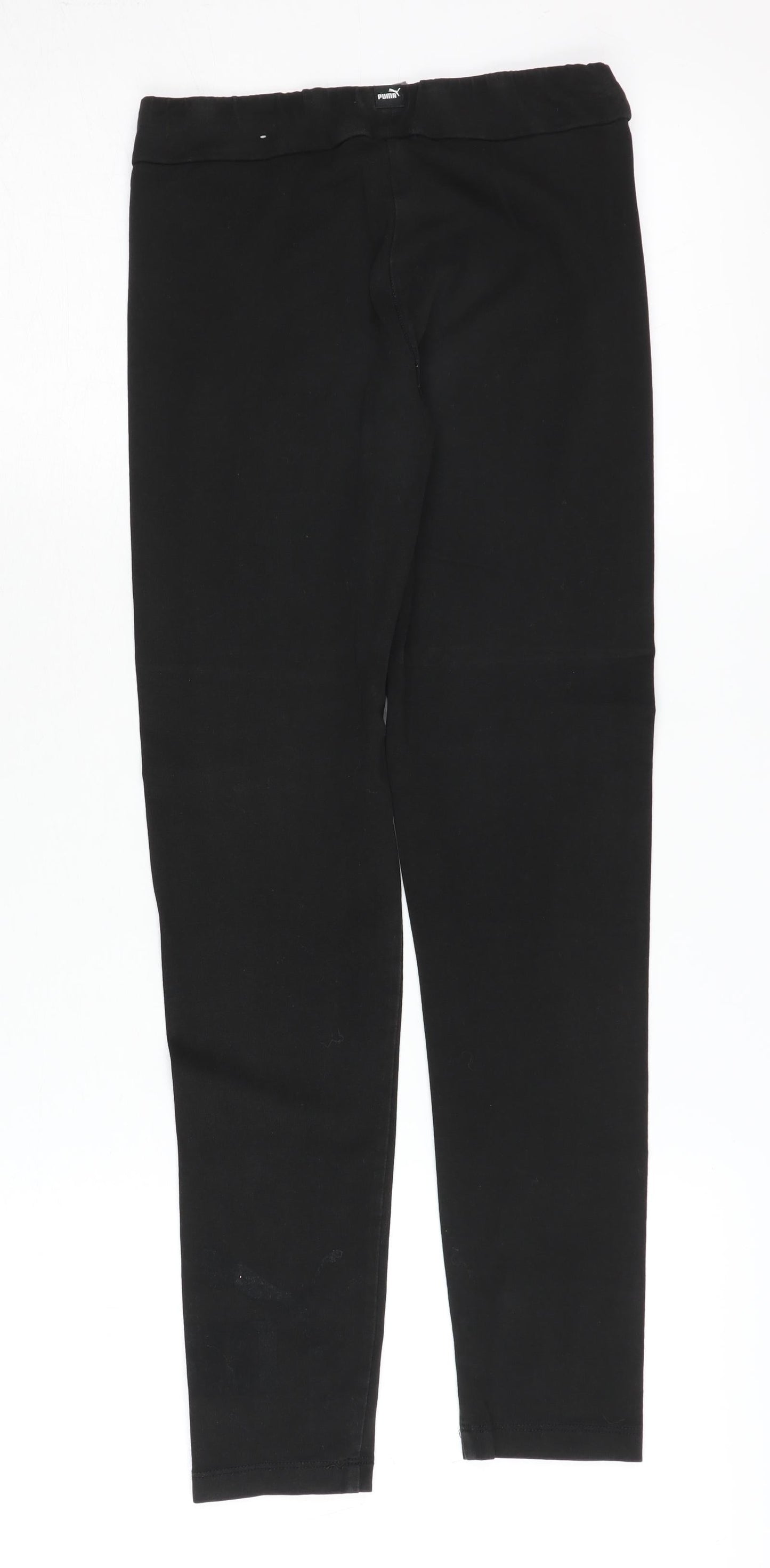 Puma Girls Black Leggings Size 11-12Y Activewear