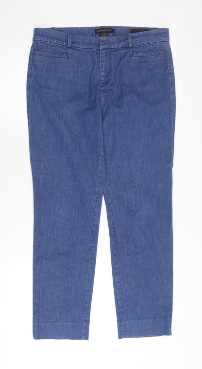 Banana Republic Women's Blue Chino Trousers - Size 6