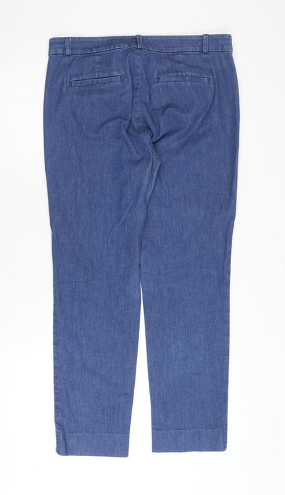 Banana Republic Women's Blue Chino Trousers - Size 6