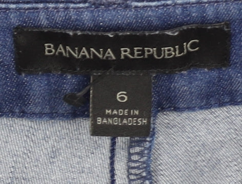 Banana Republic Women's Blue Chino Trousers - Size 6