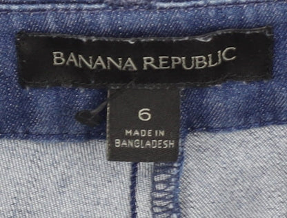Banana Republic Women's Blue Chino Trousers - Size 6