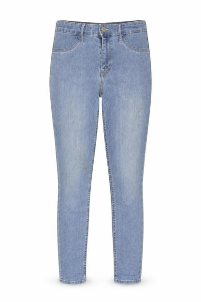 Womens UK Size 28 H&M Regular Fit Ankle Blue Jeans