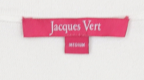 Womens UK Size M Jacques Vert Ivory Pullover Jumper