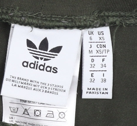 Adidas Women's Green XS Leggings for Gym & Running