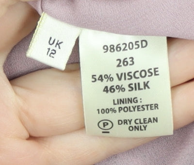Womens UK Size 12 Viyella Multicoloured Basic T-Shirt
