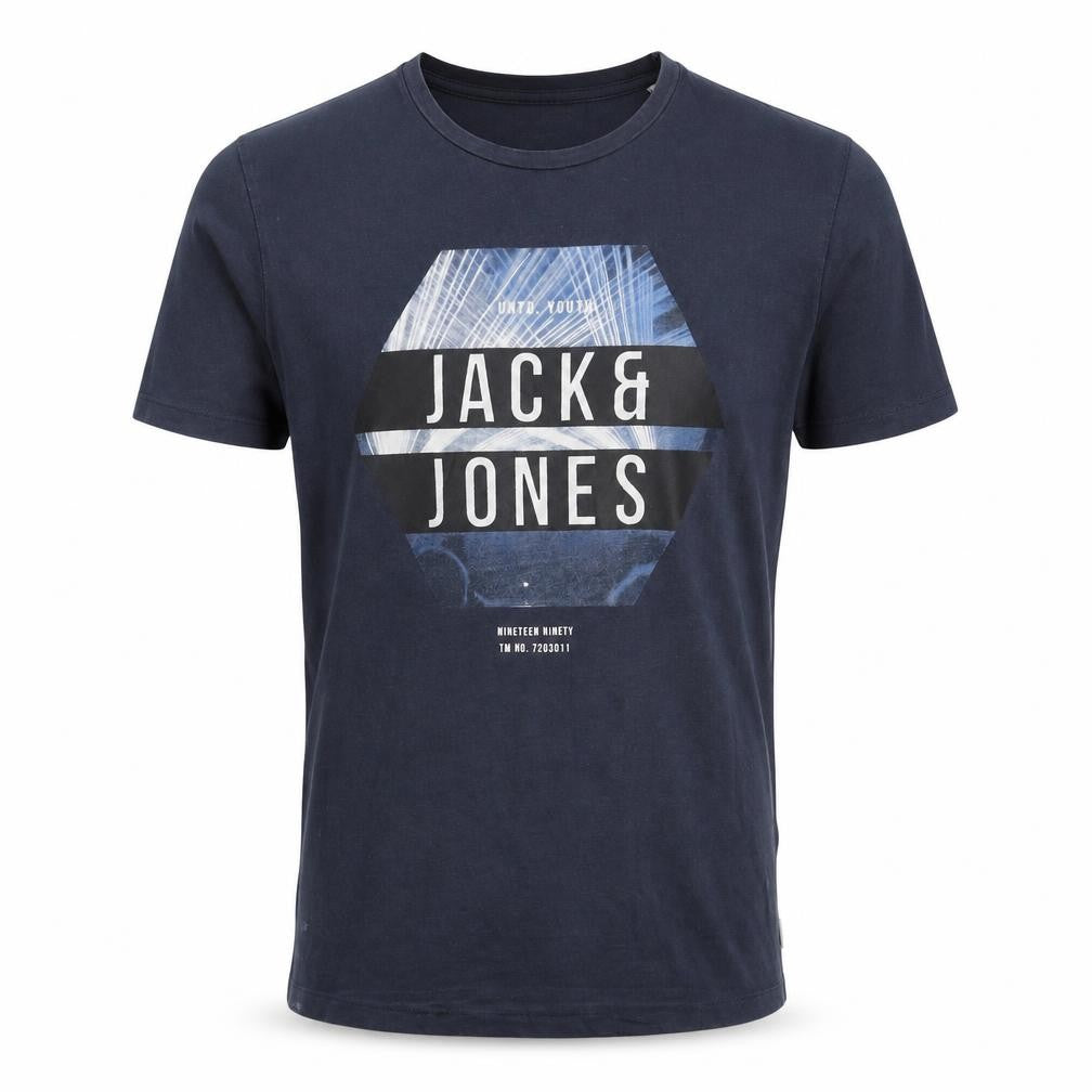 Mens UK Size S JACK & JONES Blue  T-Shirt