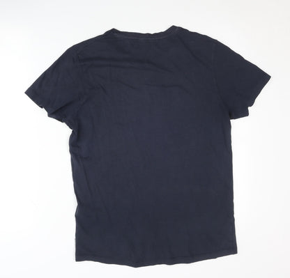 Mens UK Size S JACK & JONES Blue  T-Shirt