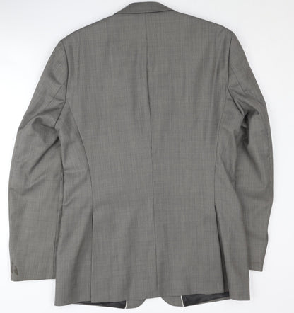 Jeff Banks Men's Grey Blazer, 40 Long, Formal Jacket