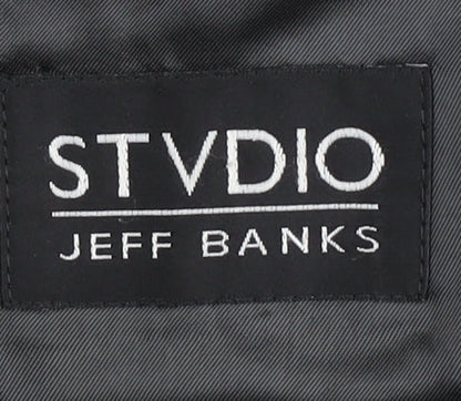 Jeff Banks Men's Grey Blazer, 40 Long, Formal Jacket