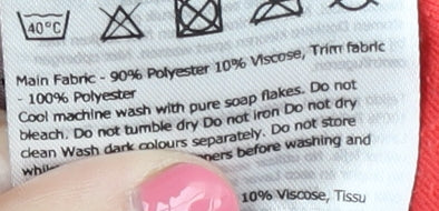 Regatta Women's Red 1/4 Zip Pullover Sweatshirt Size 10