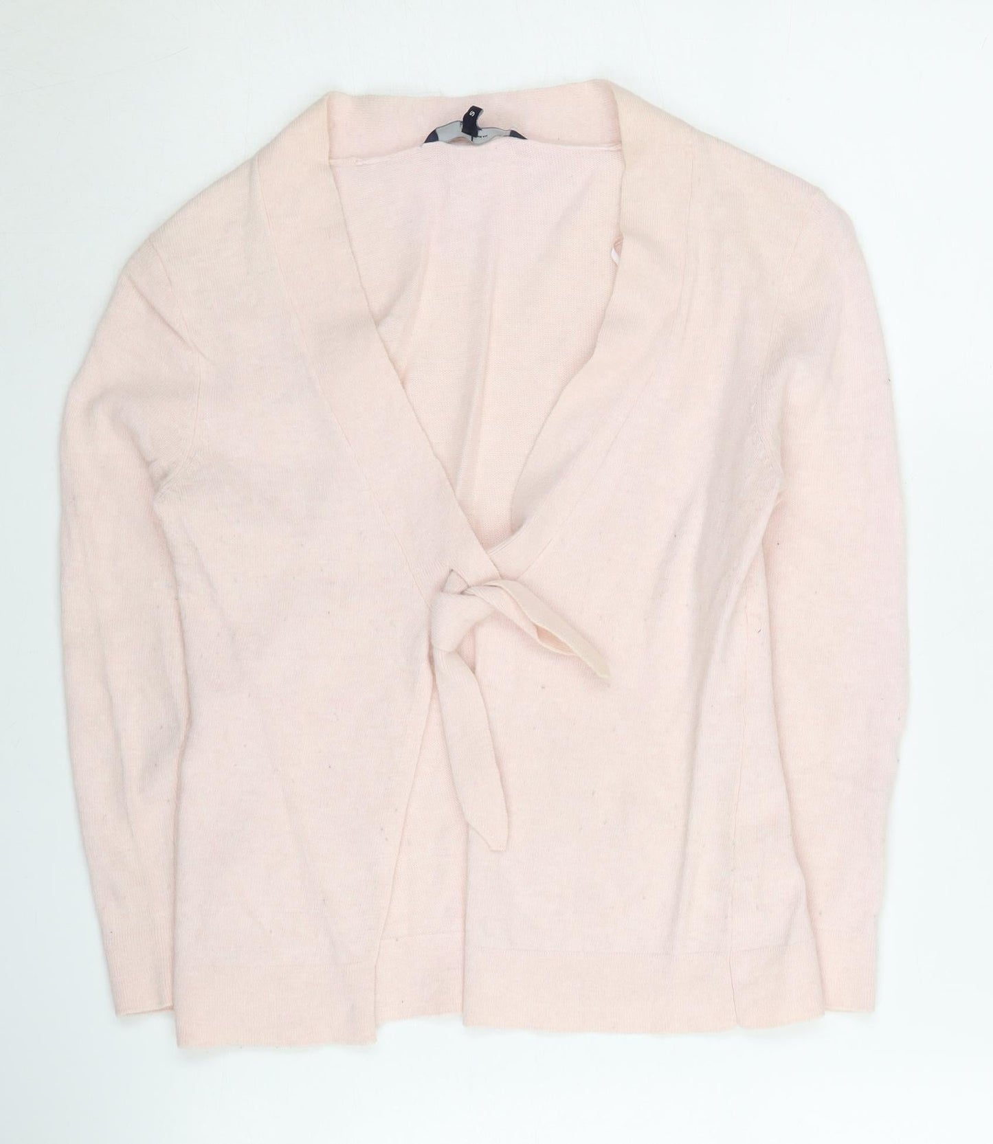 Womens UK Size S Jasper Conran Pink Wrap Jumper