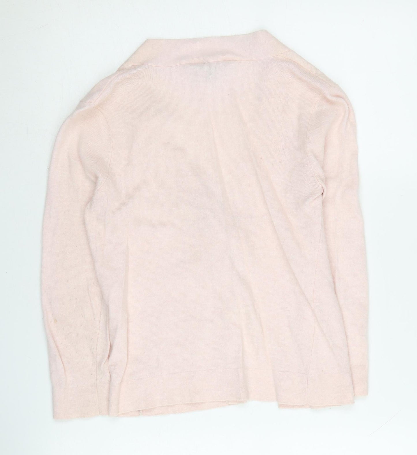 Womens UK Size S Jasper Conran Pink Wrap Jumper
