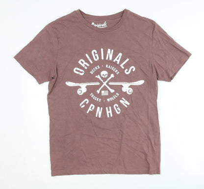 Jack & Jones Men's XS Red Graphic T-Shirt