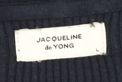Womens UK Size L Jacqueline de Yong Black Pullover Jumper