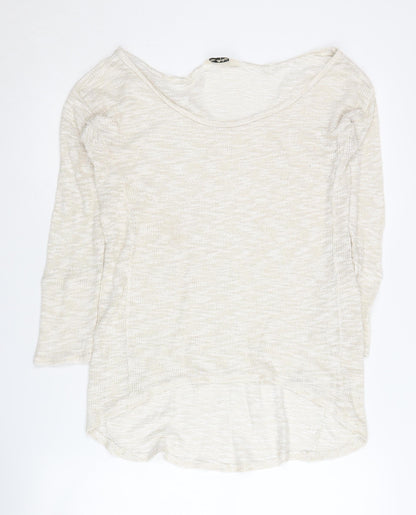 Womens UK Size 10 Miss Selfridge Ivory Pullover Jumper