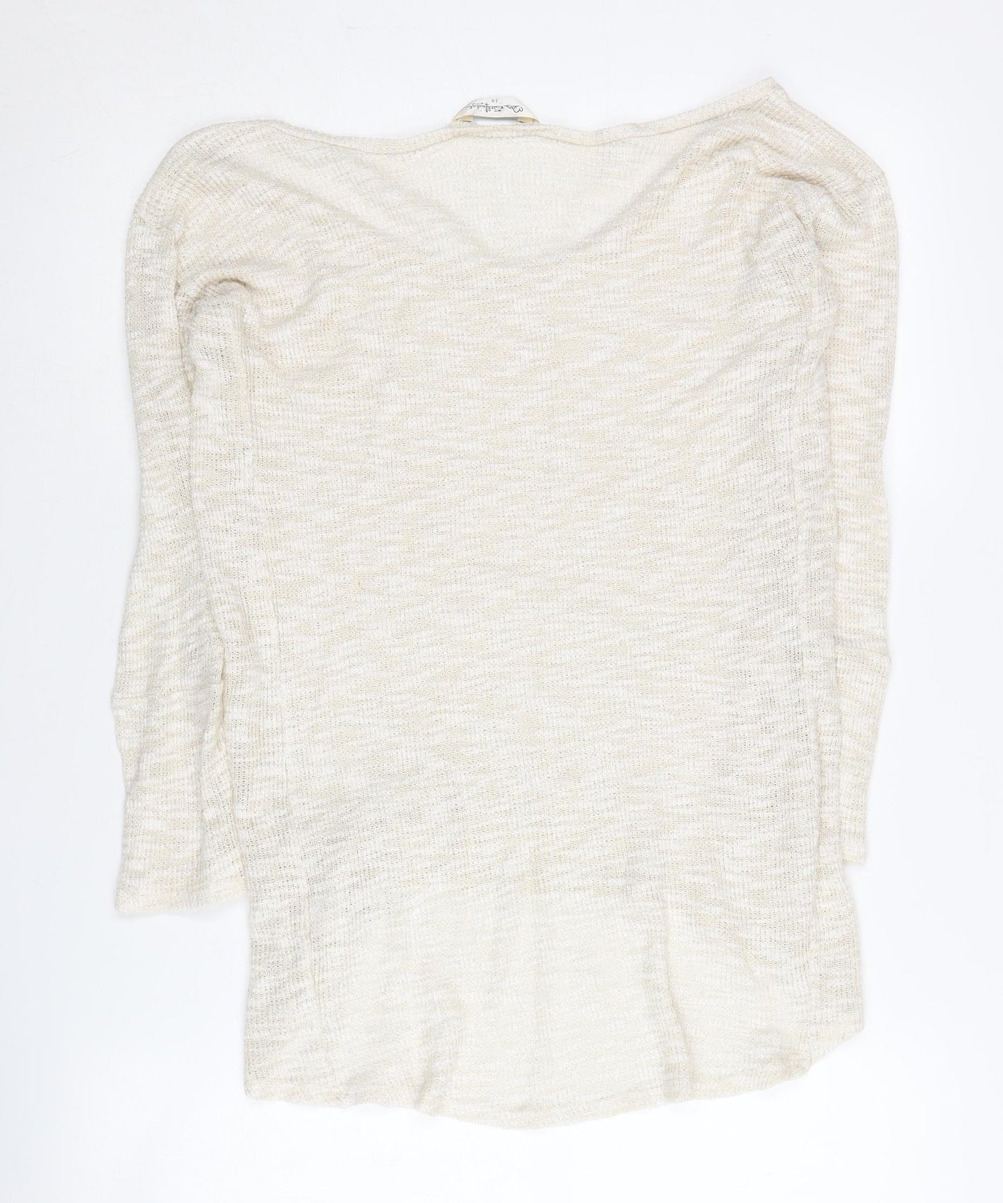 Womens UK Size 10 Miss Selfridge Ivory Pullover Jumper