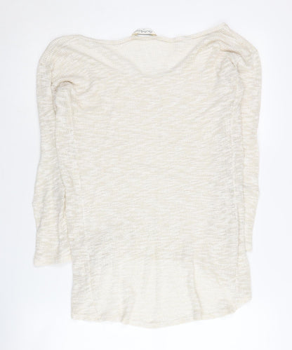 Womens UK Size 10 Miss Selfridge Ivory Pullover Jumper