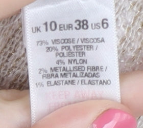 Womens UK Size 10 Miss Selfridge Ivory Pullover Jumper