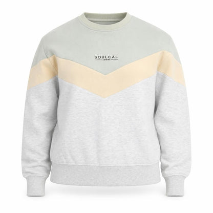 SoulCal Women's Grey Beige Pullover Sweatshirt Size 8