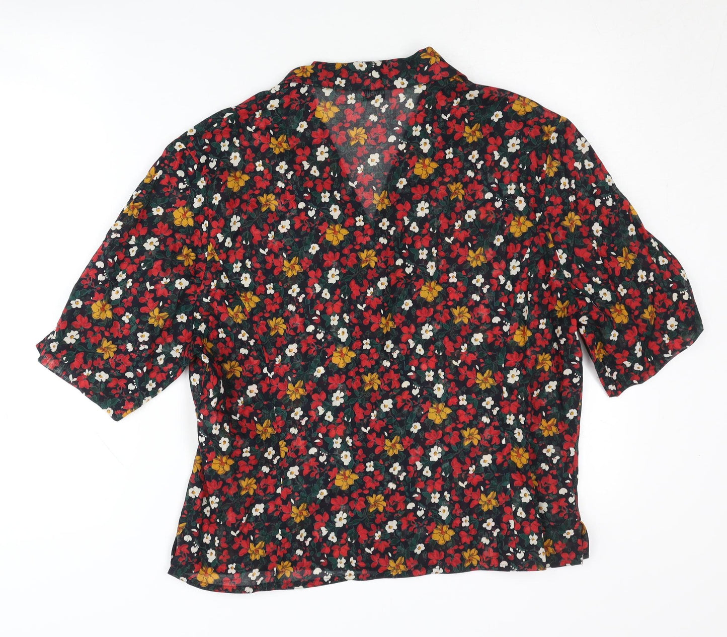 Womens UK Size 16 Viyella Multicoloured Basic Blouse