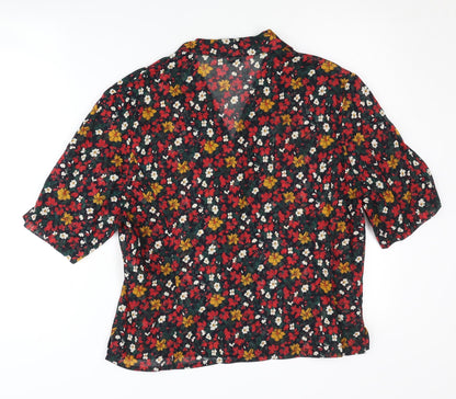 Womens UK Size 16 Viyella Multicoloured Basic Blouse