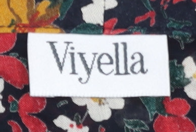 Womens UK Size 16 Viyella Multicoloured Basic Blouse