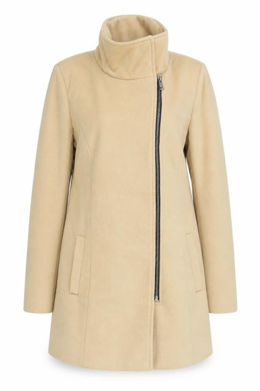 Womens UK Size S Jacqueline de Yong Beige Overcoat