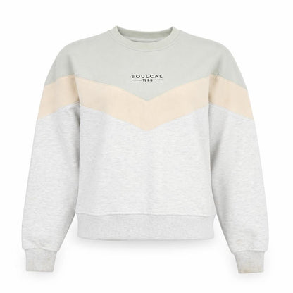 SoulCal Women's Sweatshirt Grey Beige Size 8