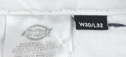 Dickies Men's Grey Chino Trousers, Slim Fit, Size 30