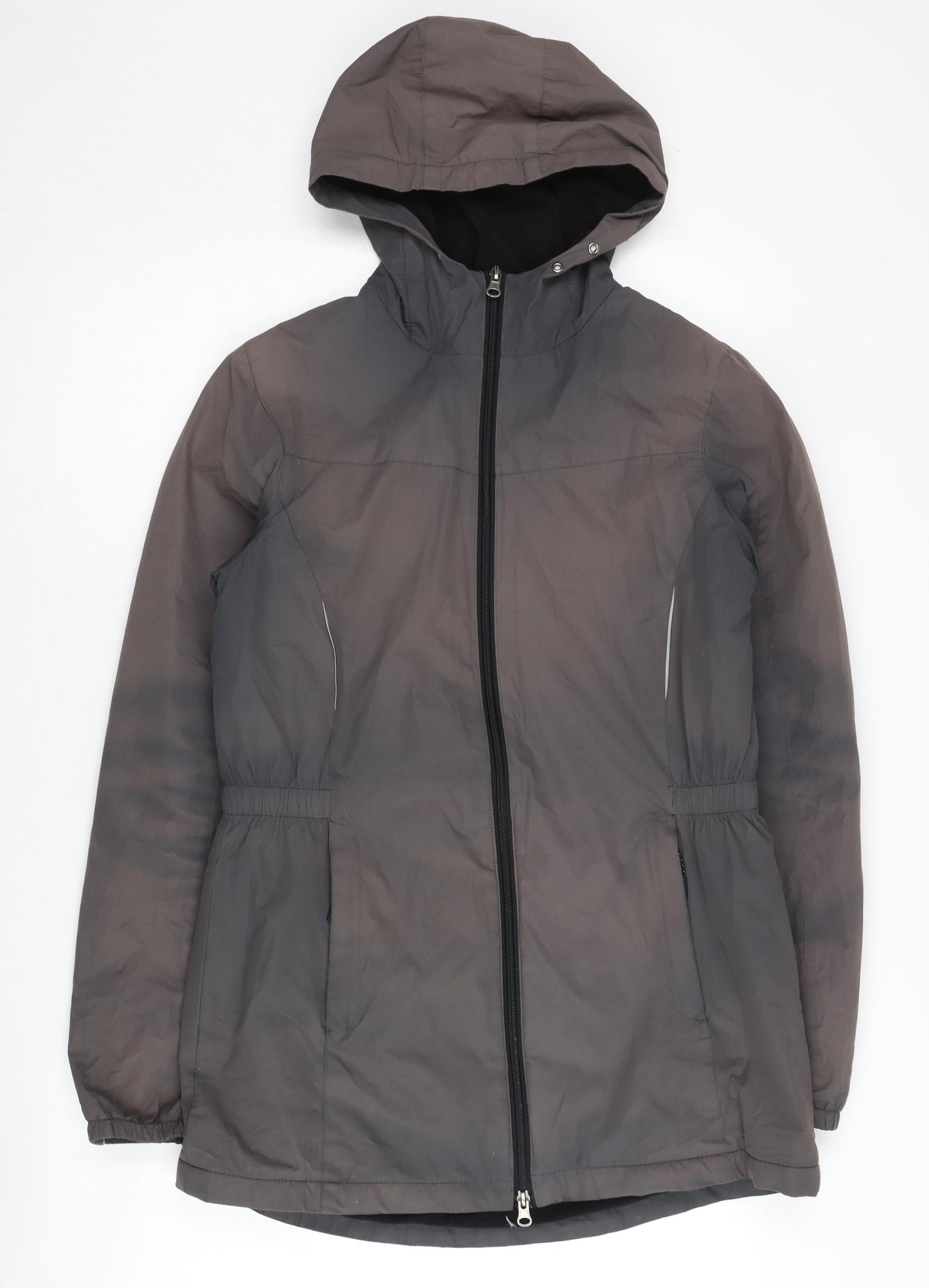 New Balance Women's Grey Hooded Jacket, Size S