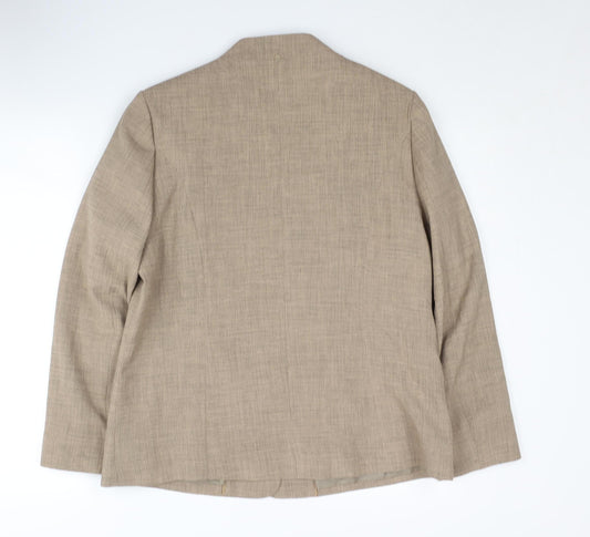 Honor Millburn Women’s Beige Suit Jacket Size 14