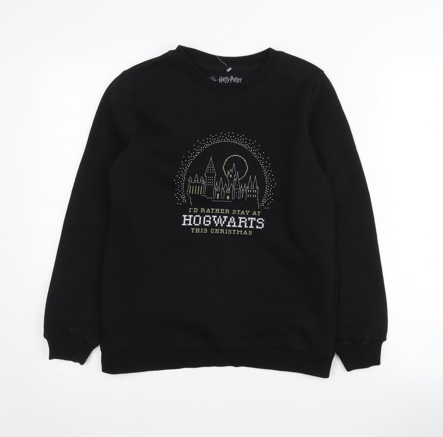 Harry Potter Boys Black Christmas Sweatshirt 11-12 Years