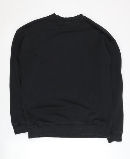 Adidas Women's Black Crew Neck Sweatshirt Size UK 8