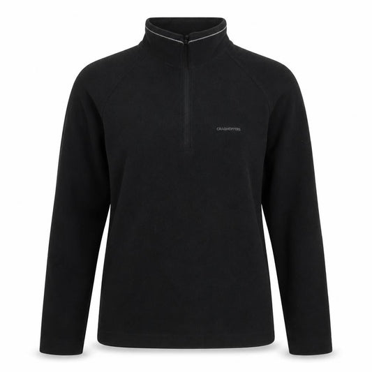 Womens UK Size 8 Craghoppers Black Full Zip Sweatshirt
