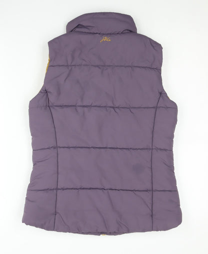 Womens UK Size 10 Joules Purple Puffer Jacket