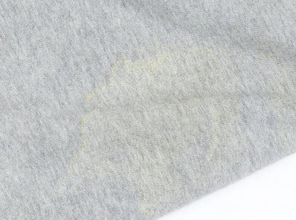 Tommy Hilfiger Men's Grey Logo Sweatshirt, S, Pullover, Cotton