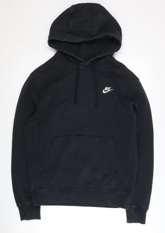 Mens UK Size S Nike Black Pullover Hoodie